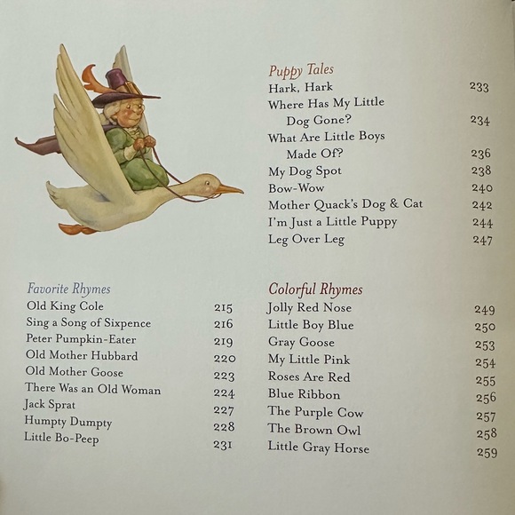 Mother Goose Treasury Book - Picture 5 of 6